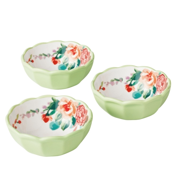 2024 ❤️ New Pioneer Woman Painted Meadow 4-Piece Condiment Set - Picture 9 of 10